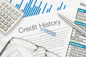 A credit history report