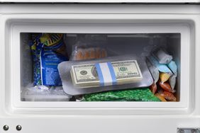 Cash in Freezer