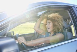 Driving can be a relaxing experience with the right sounds.