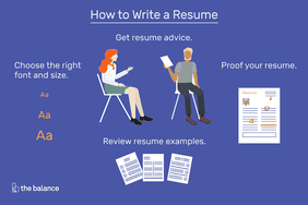 how to write a resume infographic