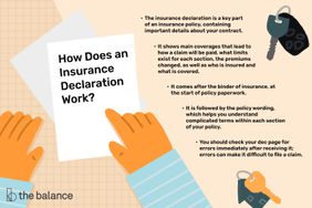 how does an insurance declaration work?