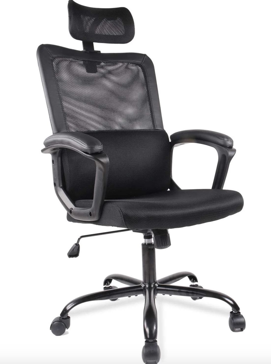 Smugdesk Ergonomic Black Mesh High Back Office Chair