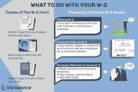 what to do with your w-2