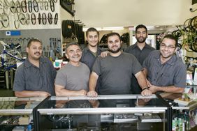 Family working together in family-owned business