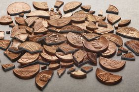 Broken pennies
