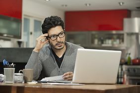 Man working on computer