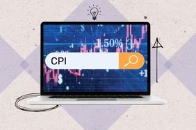 Custom image of a laptop with a search tool searching on the word 'CPI.'